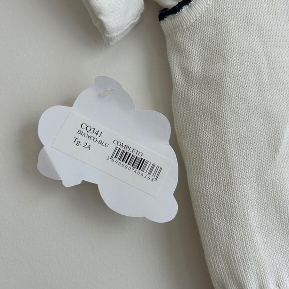 NEW Ciccino Toddler Sweater Vest and Linen Button Down Shirt Set White Size 2T - Picture 4 of 7